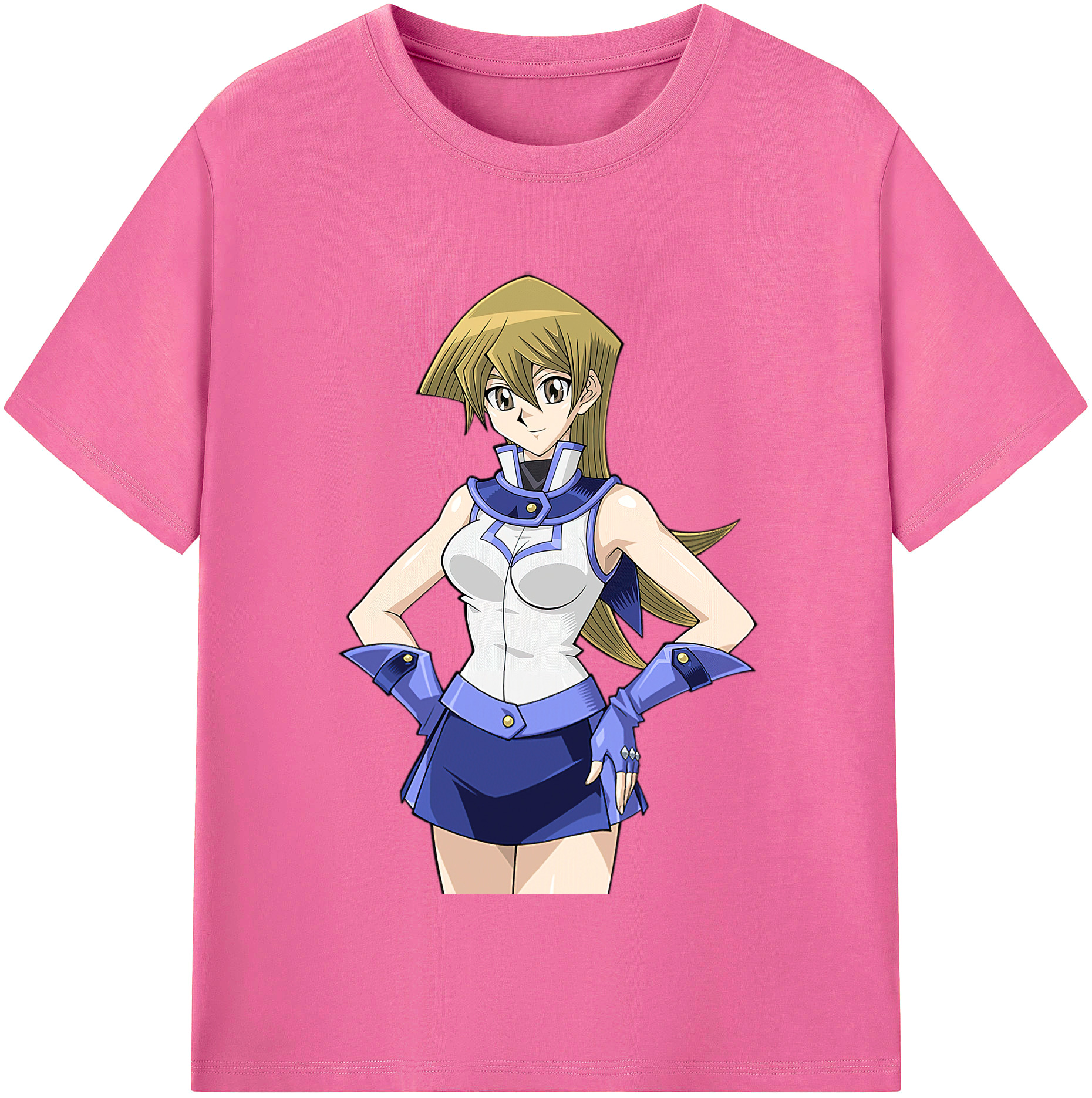 （画像用） 遊☆戯☆王 Yu-Gi-Oh! レディースカジュアルプリントTシャツ（綿100％）